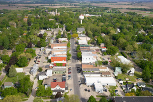 Aerial view of Cornell campus in Mount Vernon. © Jamie Kelly